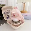 Conjunto de ropa para muñeca Labubu de barbería vintage, compatible con la 1ª, 2ª y 3ª generación de Labubu, incluye falda plisada de repuesto
