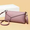 Bolso de Mujer 2026 Nuevo Estilo Patchwork Moda Estilo Mamá de Mediana Edad Bolso Pequeño para Teléfono Móvil y Monedas Versátil Simple Cruzado