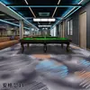 Alfombra de Nylon Ignífuga para Salón de Billar, Engrosada y Resistente al Desgaste, Adecuada para Hoteles, Clubes, KTV, Uso Comercial, Alfombra Impresa de Enclavamiento de Superficie Completa