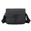 Bolso bandolera para hombre de piel con estampado de lichi transfronterizo, bolso de hombro casual impermeable y resistente al desgaste, mochila de ciclismo de moda