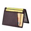 Nueva cartera ultrafina de PU para tarjetas de identificación, cartera para licencia de conducir para hombre, pequeña y sencilla, tarjetero portátil para múltiples tarjetas.