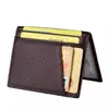 Nueva Bolsa de Recogida Ultra Delgada de PU Cartera para Licencia de Conducir de Hombre Pequeña y Simple Portatarjetas con Múltiples Ranuras Portatarjetas de Identificación Portátil