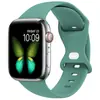 Adecuado para correa de silicona para Apple Watch, hebilla de mariposa, correa deportiva para Apple Watch de 1ª a 9ª generación, correa de muñeca para iWatch