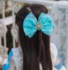 2024 Nuevo Malla Estilo Coreano Doble Capa Mariposa Grande Horquilla para el Cabello de Niñas Princesa Parte Trasera de la Cabeza Azul Accesorios para el Cabello de Niños