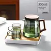 Tetera para Uso Doméstico, Tetera de Vidrio Resistente a Altas Temperaturas, Nuevo Modelo 2025, Separación de Té y Agua, Tetera para Preparar Té en la Oficina, Juego de Té