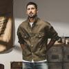 Chaqueta de Mezclilla Rosa Dopamina Estilo Retro Americano para Hombre Moda Primavera y Otoño Asut Fixation Chaqueta Casual de Otoño