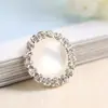 Corrente de Garra 20mm Placa Redonda Flor Fivela de Strass Laço Acessórios de Cabelo DIY Feito à Mão Materiais Acessórios de Joia Fabricante
