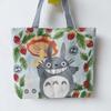 Estilo étnico lona saco grande de lado único jacquard bordado elefante bolsa bolsa de ombro versátil animal padrão bolsa das mulheres