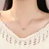 Collar de Zirconia Lively Love Sueño Dulce Lujo Ligero Suave Nicho Artístico Alto Sentido del Diseño Cadena para Clavícula Dropshipping