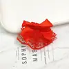 Falda de Encaje de Malla de Colores Lazo Hecho a Mano DIY Accesorios para el Cabello Ropa para Muñecas Zapatos Sombreros Materiales de Empaque Accesorios
