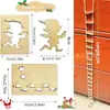 Tienda de campaña de madera para camping de Amazon decoración navideña para el hogar juguete graffiti DIY manualidades hechas a mano regalo de vacaciones