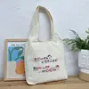 Bolsa colete de ombro e mão estilo preguiçoso de grande capacidade original, estilo coreano simples, bolsa de lona para estudantes, bolsa de livros feminina de verão
