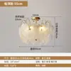 Luminária pendente de cabeceira 6 novos estilo creme, luminária pendente pequena de altura ajustável para quarto, hall de entrada, parede de fundo, luz de corda pendurada ambiente, ferro-alumínio