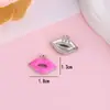 Accesorios para Joyería de Aleación con Goteo de Aceite Estilo Europeo y Americano Transfronterizo Colgante de Labios Rojos Sexy Colgante para Pulsera DIY Collar