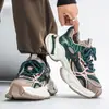 Zapatos de Malla Transpirables de Suela Gruesa para Hombre de Primavera y Otoño, Zapatos de Papá, Moda Juvenil, Zapatos Deportivos Casuales de Moda, Zapatos de Hombre de Moda