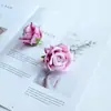 Nueva Cabeza de Flor Rosa de Simulación Accesorios de Flores Artificiales Arreglo de Escena de Boda Ropa DIY Tocado Accesorios para el Cabello Materiales para Ramillete