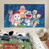 Sanación Anime Doraemon Dibujo Animado Lindo Tela Colgante Celebridad de Internet Fondo de Foto Tela Decoración de Dormitorio Cabecera Tela Colgante