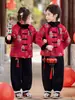 Ropa de Felicitaciones de Año Nuevo para Niñas, Cheongsam, Dinastía Han, Traje Tang para Niños, Ropa Festiva de Año Nuevo de Invierno para Niños, Ropa para Hermanos, Ropa Festiva de Año Nuevo
