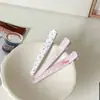 Pinza de Pato Floral Fresca Estilo Sal, Pasador Dulce para Niñas, Pinza para el Cabello Estilo Ins, Pinza para Flequillo, Accesorio para el Cabello Morado Taro