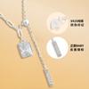 Collar de plata esterlina S925 para mujer, diseño avanzado, nicho de luz, lujo, temperamento simple, nueva cadena de clavícula 2022