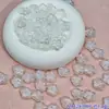 Pulsera de cuentas de colores con diseño de hada de flor de cerezo esmaltada en degradado, hecha a mano, joyería DIY, material de vidrio transparente