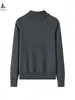Suéter de Cachemira para Mujer Solapa Tejido de Punto Tejido de Punto Engrosado Tejido de Punto a la Moda Manga Larga Color Puro Jersey Tejido de Punto Ropa de Punto Camisa Básica