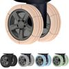 Amazon nova tampa protetora de polia de bagagem de silicone tampa anti-colisão mudo de redução de ruído silicone tampa de rodízio de carrinho de silicone