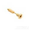 Brinco de Tarraxa Brincos de Rosca Brincos para Homens e Mulheres Personalidade Exagerada Europeia e Americana Piercing Aço Inoxidável Cor Duradoura Galvanização a Vácuo