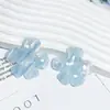 Nuevos Pendientes Florales de Acetato Estilo Hong Kong Retro Tridimensional de Moda Dulces y Femeninos Estilo Coreano Nicho