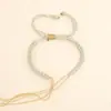 Pulsera de Hilo de Algodón Estilo Chino de Xizang, Pulsera Semi-Terminada Hecha a Mano para Parejas, Se Puede Usar con Cuentas Doradas y Hilo Rojo