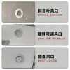 Salida Redonda de Plástico para Sistema de Aire Fresco con Rejilla Ajustable, Cubierta de Ventilación de Escape Ajustable