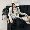 Conjunto de Niña Otoño 2026 Estilo Nuevo: Conjunto de Dos Piezas para Niñas Mayores: Camisa de Manga Larga Básica y Pantalones Casuales