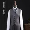 Atuendo Profesional Unisex, Conjunto de Traje a la Moda, Ropa de Trabajo, Ropa Formal de Negocios para Ventas, Traje, Vestido de Manga Larga