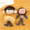 Novo algodão e linho enchido de algodão tecido de boneca tridimensional feito à mão diy broche fresco Mori estilo coreano que combina com tudo