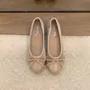 Zapatos Mary Jane Estilo Retro Nuevo con Aumento Oculto de Altura, Moño, Para Ir al Trabajo, Zapatos de Abuela, Moda Otoñal, Punta Redonda, 2026, Versátiles