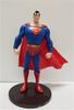 Super-herói Justiça United Meng Steel Bones Batman Batalha Superman Móvel Modelo Boneca Ornamentos