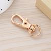 Inspección completa en stock hebilla de perro de aleación de zinc de 6 colores cinta gancho giratorio para equipaje hebilla de boca de pez de 32 mm accesorios para joyería DIY
