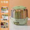 Cubo Rotatorio para Arroz de Cocina Grado Alimenticio Granos a Prueba de Humedad y Insectos Caja Sellada para Almacenamiento de Arroz Se Puede Dividir en Tanques de Arroz de Gran Capacidad