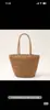 Bolso tejido de paja con un diseño elegante, conveniente para viajar en verano, bolso de mano al hombro, sombrero de protección solar, bolso tejido de paja
