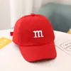 Ins Moda Primavera e Outono Coreano Bebê Personalizado Cor Doce Letra Simples Bico de Pato Chapéu para Meninos e Meninas Chapéu de Sol para Bebê