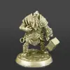 Figurita de Juguete Modelo Soldado Cibernético Tech Punk Futurista de Cobre Sólido Vintage, Adorno de Cobre para Escritorio para Hombres