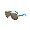Óculos de sol infantis de peça única clássicos estilo aviador 25 novos armação grande óculos para bebê masculino e feminino proteção solar óculos de sol