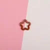 Accesorios Populares de Colgantes Pequeños, Colgante Llavero de Estrella de Cinco Puntas de Colores, Joyería DIY de Estrellas, Papelería y Accesorios de Cuentas