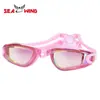 Gafas de Natación de Alta Definición para Niños, Equipo de Natación Galvanizado Antivaho al por Mayor, Gafas para Miopía para Hombres y Mujeres, Gafas de Natación Impermeables de Silicona