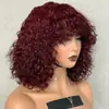 Amazon Nuevo Set de Pelucas para Mujer Peluca Afro Pequeño Rulo Corta Rizada Peluca Completa Superior Peluca Degradada Set