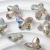 Popular Cadena de Mariposa Óptica para Transmisión en Vivo Cadena de Teléfono Pulsera de Resina DIY con Cuentas Agujero Recto Cuentas Sueltas Accesorios