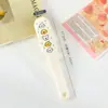 Color Caramelo Estampado de Dibujos Animados Peine Plegable Portátil Viaje Hogar Peine Pequeño Patrón de Cachorro Lindo Peine para Peinar el Cabello Mayoreo