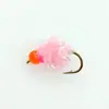 White Heron Fly WY1263 Isca Artificial Simulando Ovos de Peixe para Pesca de Truta, Isca para Pesca com Mosca, Isca Artificial