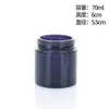 Frasco de Crema Violeta Porcelana Negra en Stock Frasco de Vidrio Opaco con Tapa de Baquelita Frasco Vacío de 500ml Violeta-Negro Varias Tapas