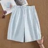 Pantalones Cortos Finos de Verano para Mujer 2026 Nuevo Estilo de Pierna Ancha Casual para Ropa Exterior